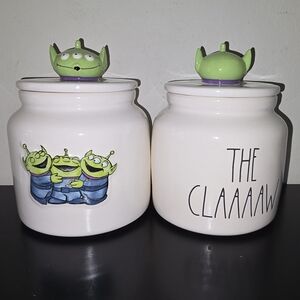 Rae Dunn Disney Pixar Toy Story THE CLAAAAW Jar Canister